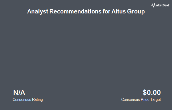 Analyst Recommendations for Altus Group (OTCMKTS:ASGTF)