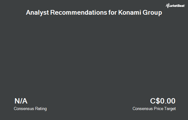 Analyst Recommendations for Konami Group (OTCMKTS:KONMY)