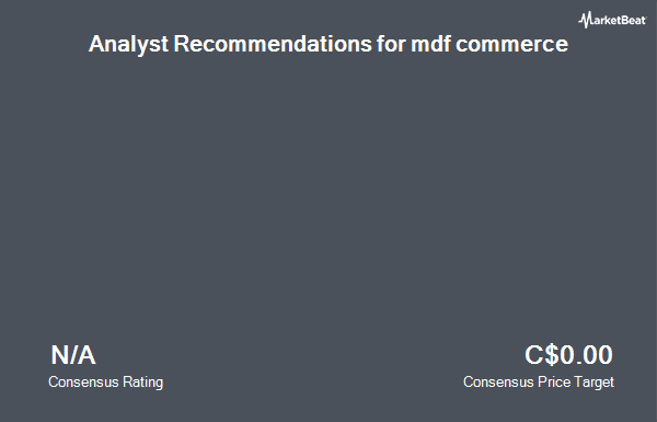 Analyst Recommendations for mdf commerce (TSE:MDF)