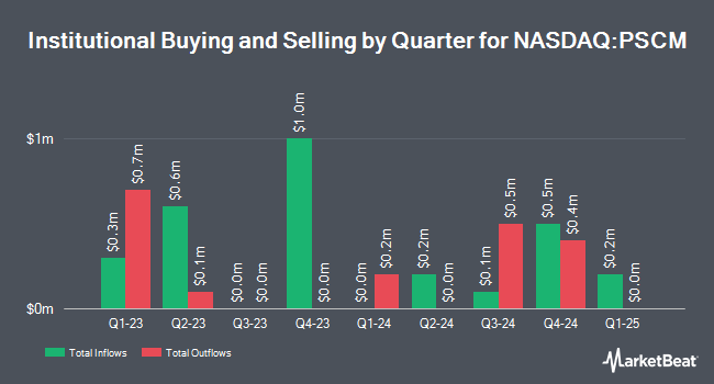 Institutional Ownership by Quarter for Invesco S&P SmallCap Materials ETF (NASDAQ:PSCM)